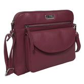 ASSOTS Crossbody Bags for Women - Real Leather Sling with Multiple Pockets and Adjustable Strap - Perfect for Daily Use and Gifting (Jean Pink Nappa)